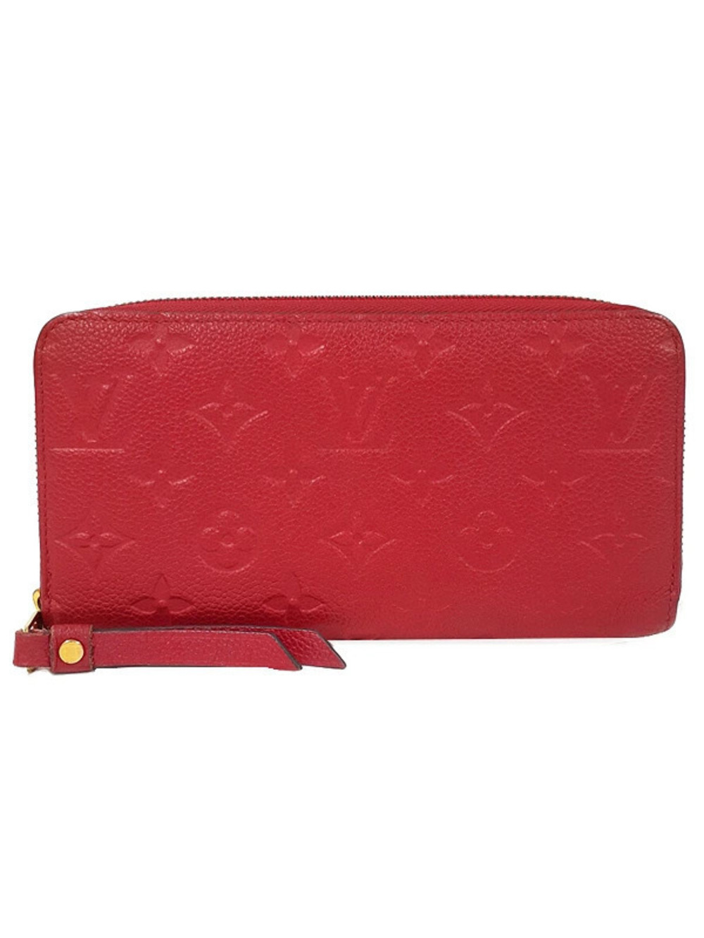 Louis Vuitton Monogram Empreinte Zippy Wallet Round Zipper Long